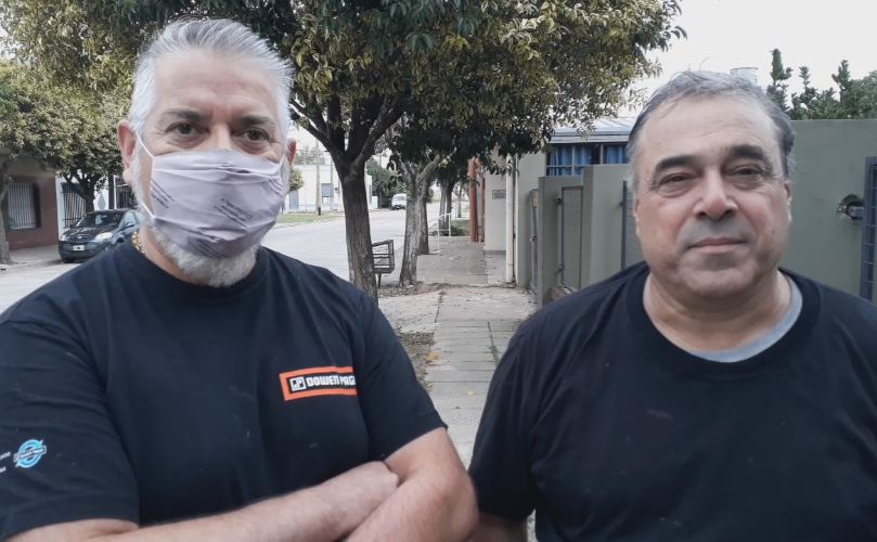 Corazones solidarios: Mario Hernández y Marcelo Bolzani