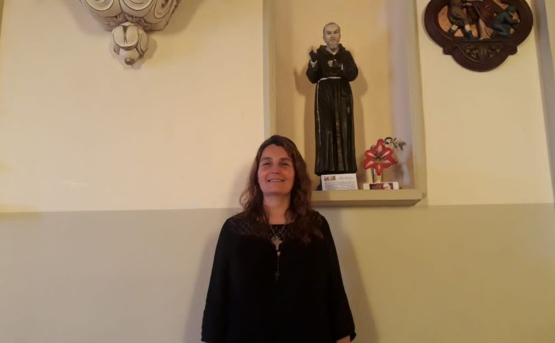 Carina Mariel López, Referente del Grupo De Hijos Espirituales del Padre Pío En General Lagos