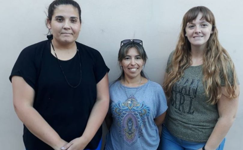 Parte del nuevo equipo de la cooperadora