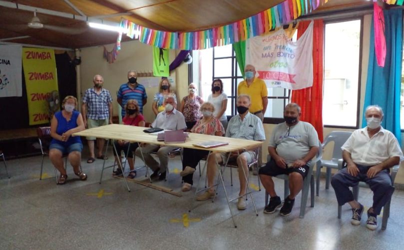 El equipo del Centro de Jubiladaos y Pensionados