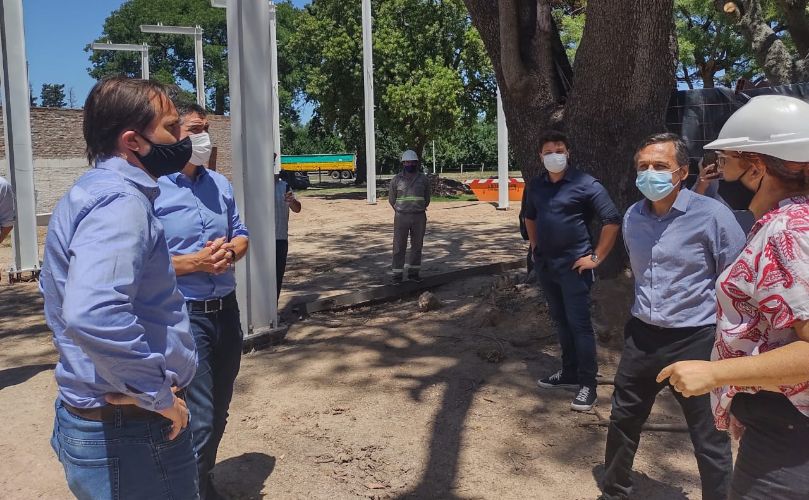 Diego Giuliano, visitó la localidad de General Lagos